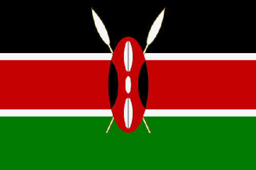 Nairobi Tourist Attractions, Masai Mara National Park - Kenya Flag