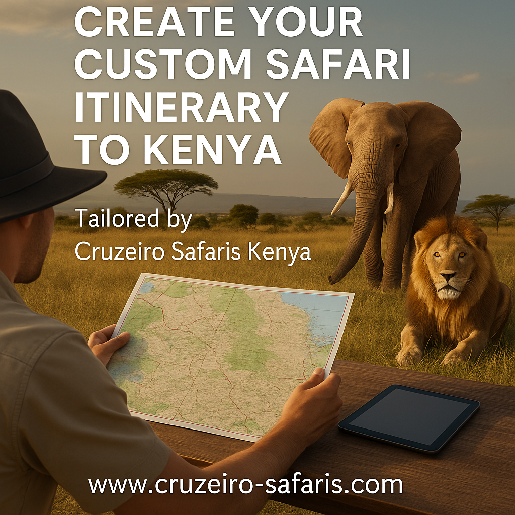 Custom safari itinerary planning with Cruzeiro Safaris Kenya