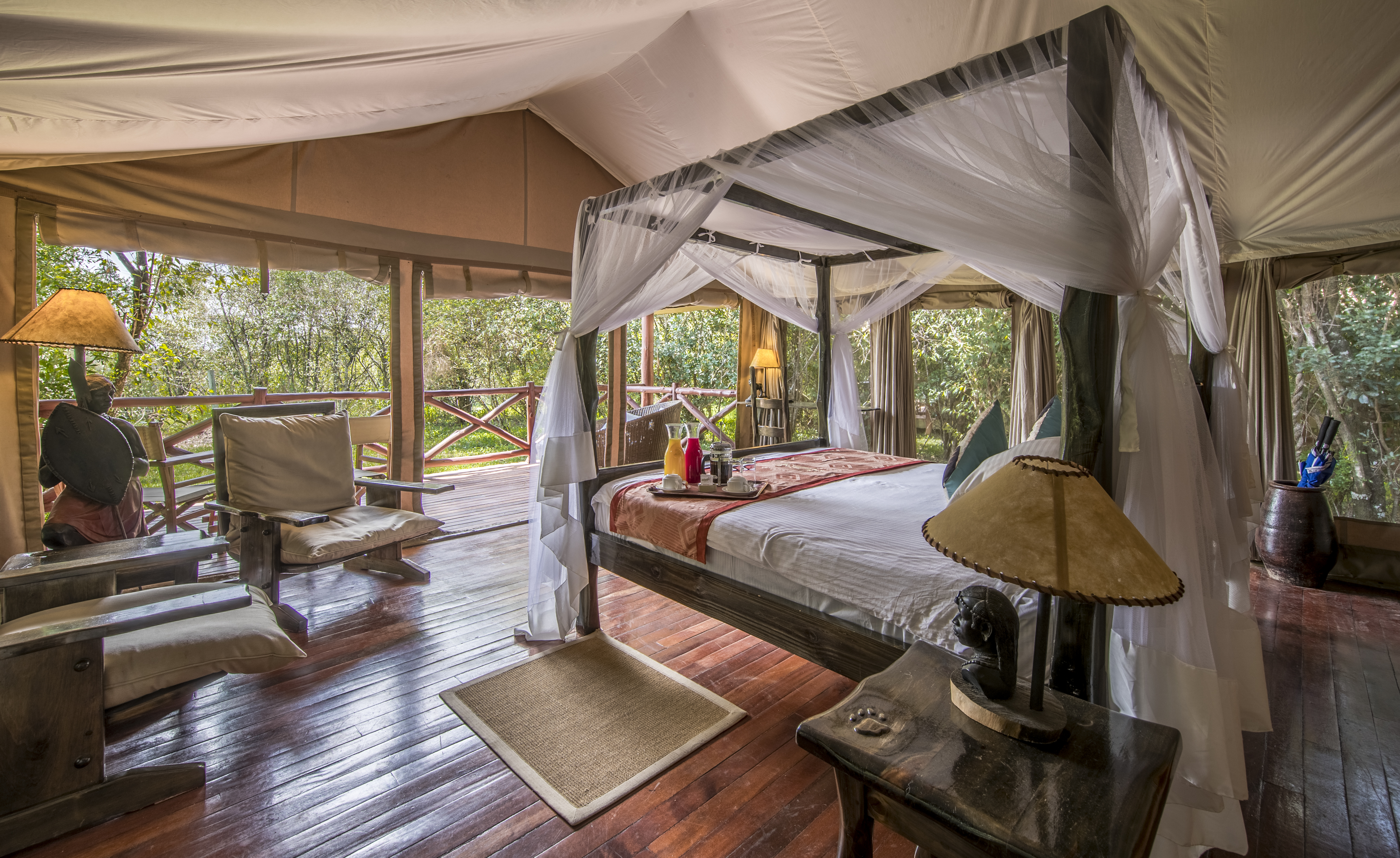 Luxury Tent Accommodation at Ashnil Mara Camp