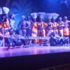 Traditional African dancers performing live at the Safari Cat Show in Nairobi during an evening tour with Cruzeiro Safaris.