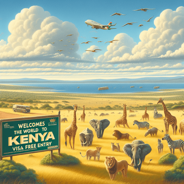 Global travelers arriving in Kenya for tours and safaris with Cruzeiro Safaris Kenya under proposed visa-free entry in 2024