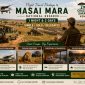 Solo traveler enjoying a Masai Mara fly-in safari with Cruzeiro Safaris Kenya, featuring a scenic flight from Nairobi, luxury safari accommodation, wildlife game drives, elephants on the savannah, and panoramic views of the Masai Mara National Reserve.
