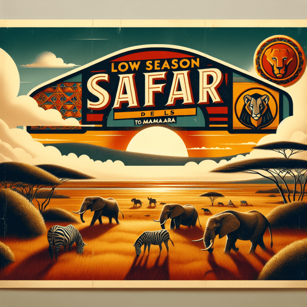Tourists enjoying a peaceful safari in Masai Mara during the low season with Cruzeiro Safaris Kenya