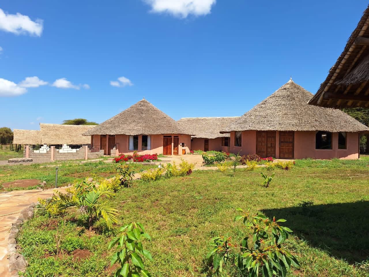 Comfortable Amboseli safari accommodation in Kenya arranged by Cruzeiro Safaris Kenya, offering spacious lodge rooms, full-board stays, and easy access to Amboseli National Park wildlife adventures.